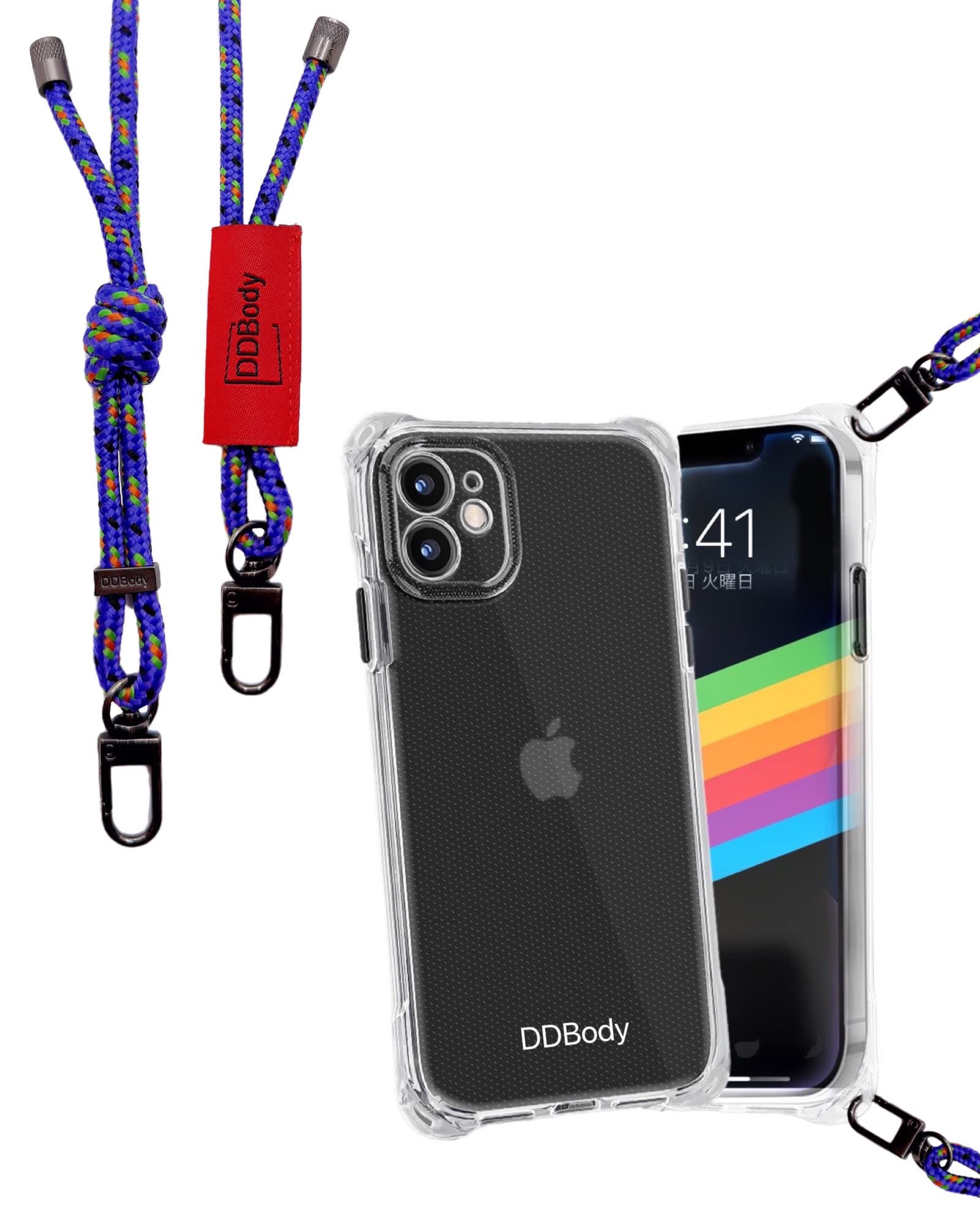 iPhone14？ケース DDBODY スマホケース ボーダー