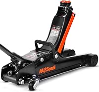 AVSteel 2.5 Ton Low Profile Floor Jack - 5500 lbs Hydraulic Car Jack, 3.4-14.6" Lift Range, Heavy Duty Steel for SUVs & Trucks