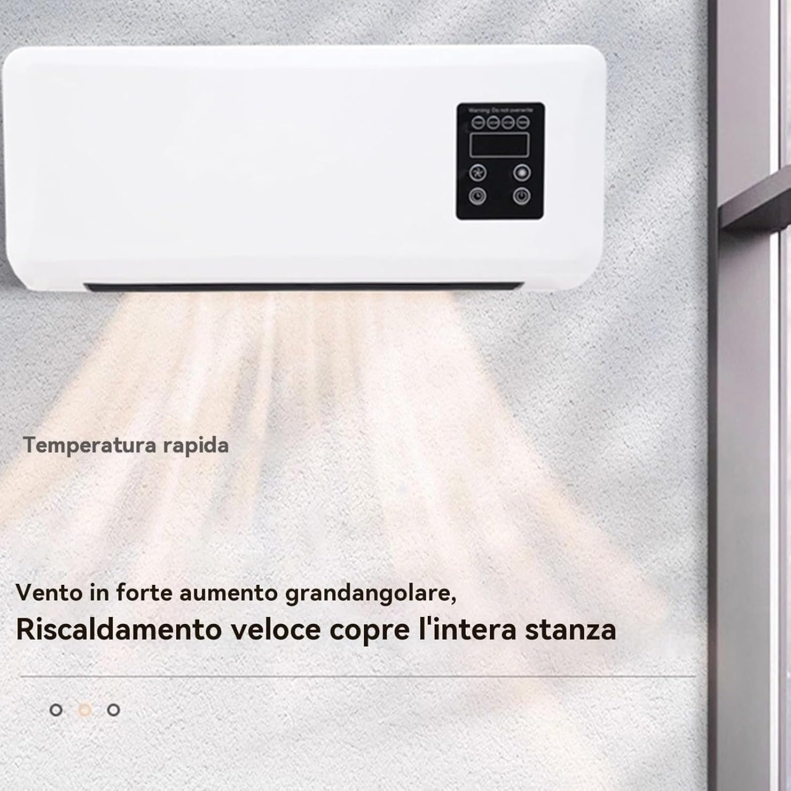 Condizionatore E Riscaldatore Split, Raffrescatore Da Parete, Condizionatore Inverter Da Parete A Installazione Rapida Senza Unità Esterna,con Funzione Di Riscaldamento, Senza Tubo Di Scarico
