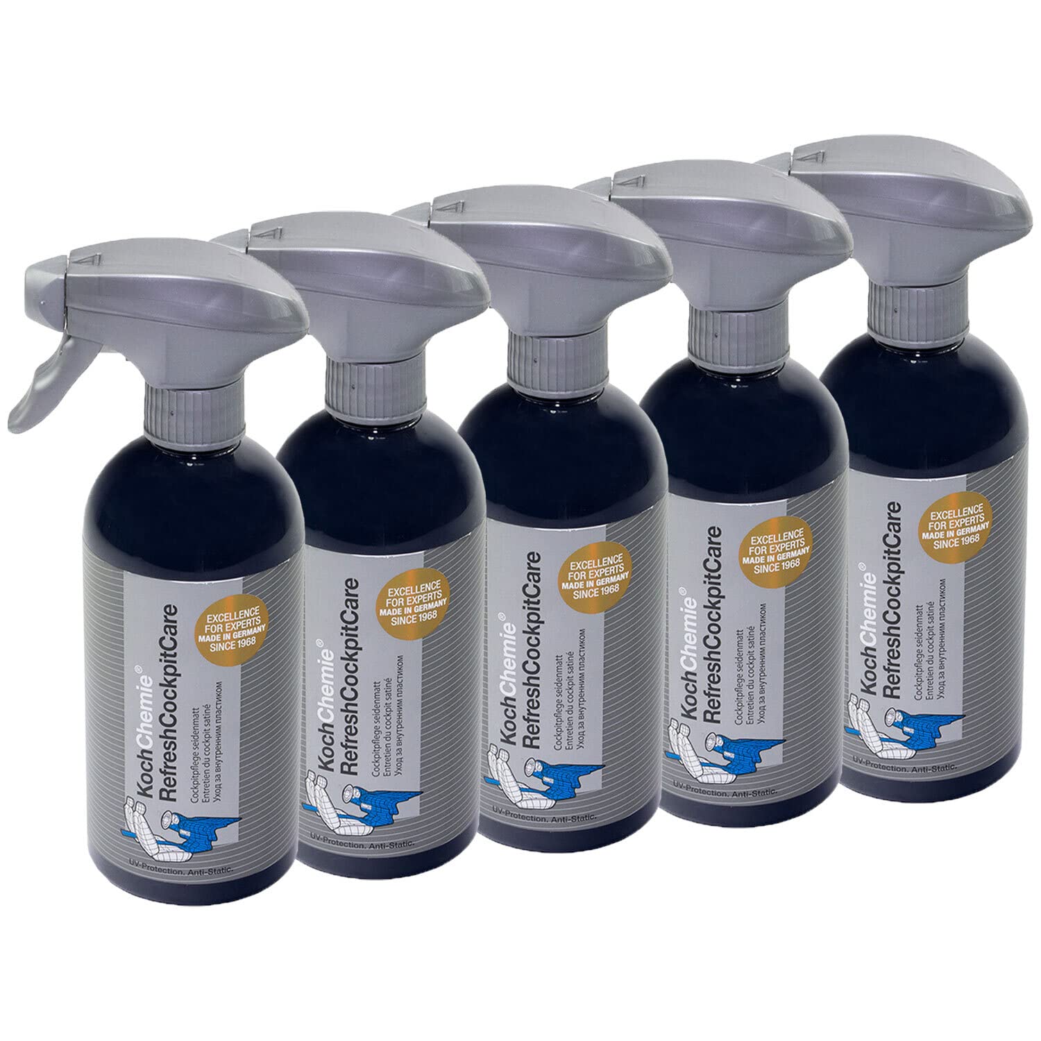 Koch Chemie Kunststoffpflege – RefreshCockpitCare 5x500 ml