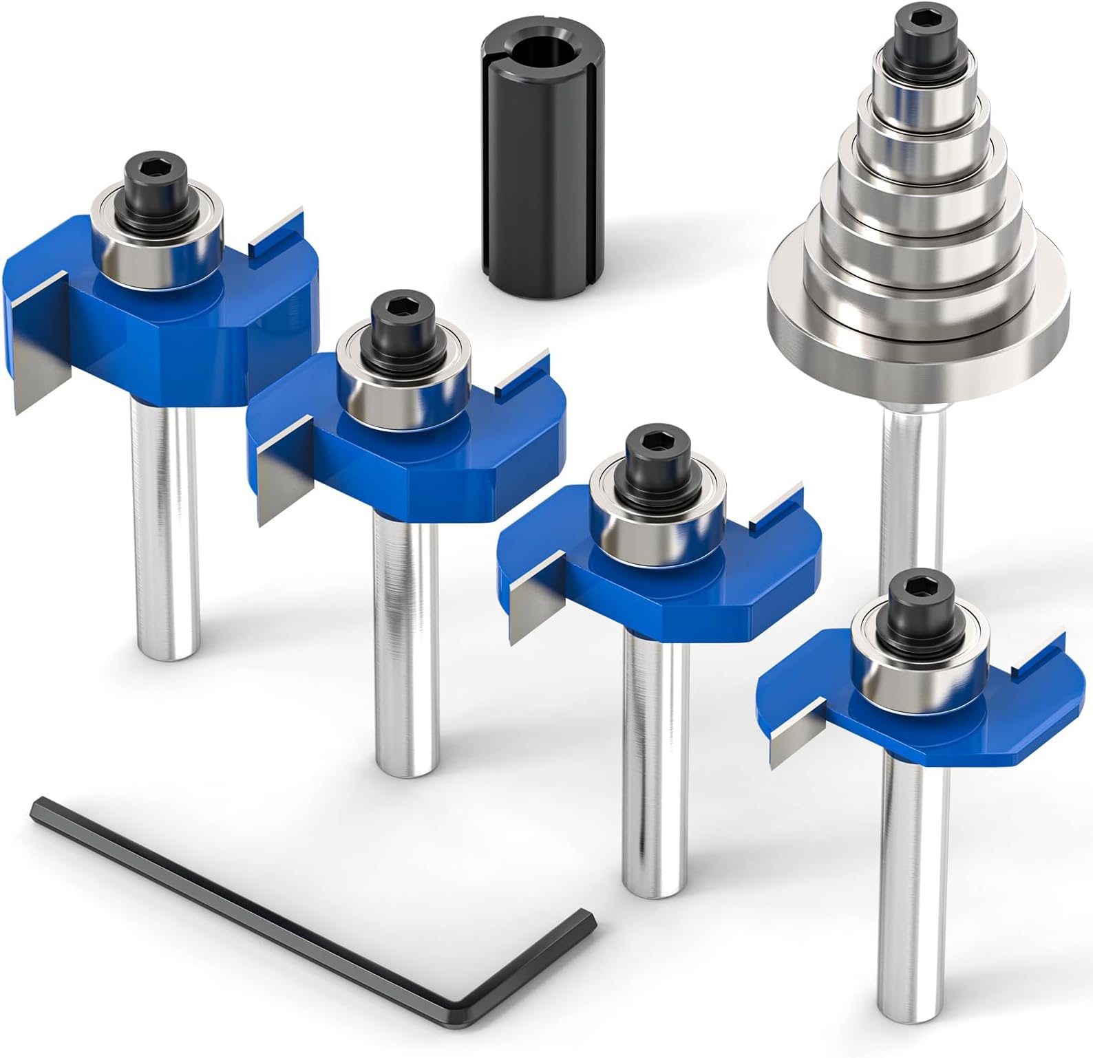 Freud 63100 9/16" Depth Slotting Cutter Set Three Wing Slotting Cutters