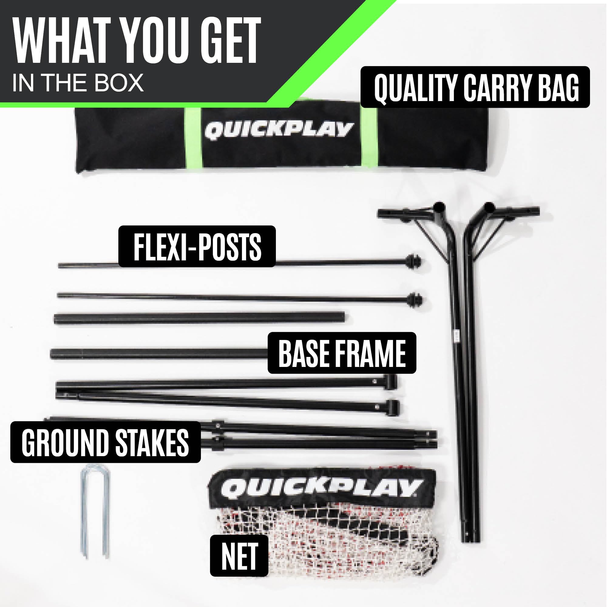 QUICKPLAY Spot Target Football Rebounders - Ora in 3 taglie | Multi-Sport Ball Skills Training - con app di allenamento eCOACH gratuita