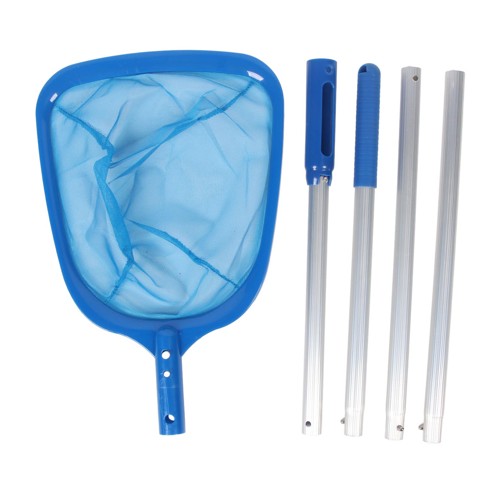 Red para para Piscina Desmontable Limpieza Fuentes Mango de Multiusos 153cm y Herramienta con de Piscinas de Desnatadora