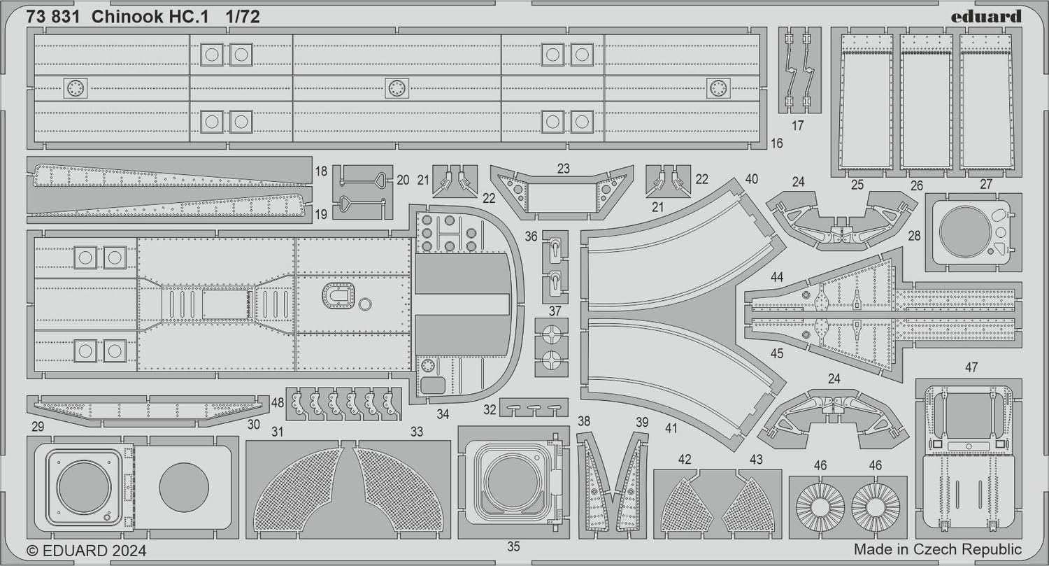 Eduard Akcesoria 73831 - 1:72 Chinook HC.1 Airfix
