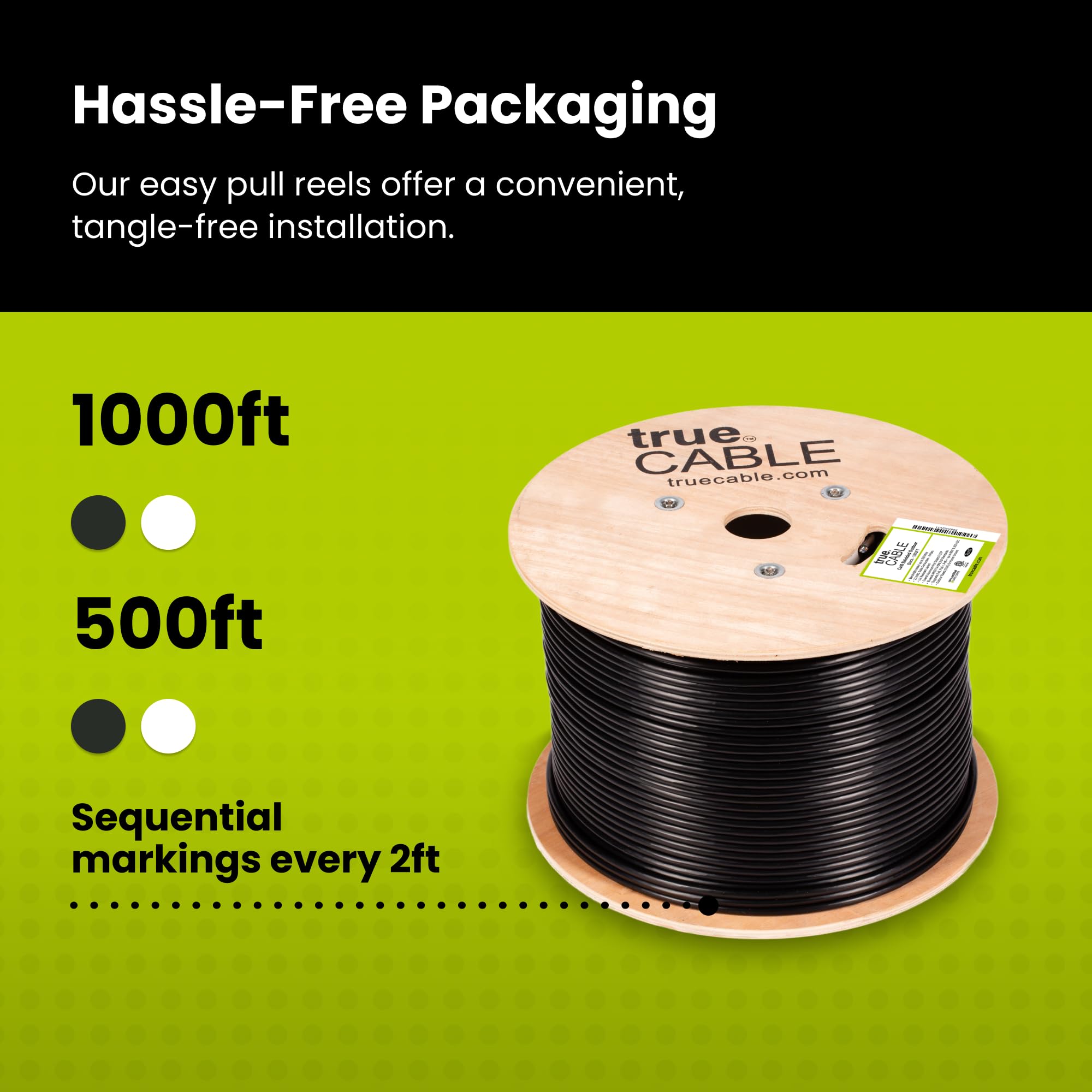 308FT CAT6 FTP Shielded Outdoor Network Ethernet Cable Bulk 550MHz 23