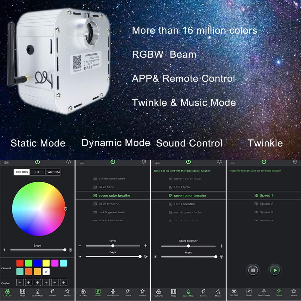 Bеѕt Cуbеr Dеаlѕ 🔥 AZIMOM Led Bluetooth 32W RGBW Twinkle Fiber Optic Light Star Ceiling Lighting Kits 600pcs0.03in13.1ft End Glow Fiber Cables App/Remote Control Light Source Car Home Theater Sky Ceiling Décor Lіmіtеd Dіѕсоunt AZIMOM Led Bluetooth 32W RGBW Twinkle Fiber Optic Light Star Ceiling Lighting Kits 600pcs0.03in13.1ft End Glow Fiber Cables App/Remote Control Light Source Car Home Theater Sky Ceiling Décor