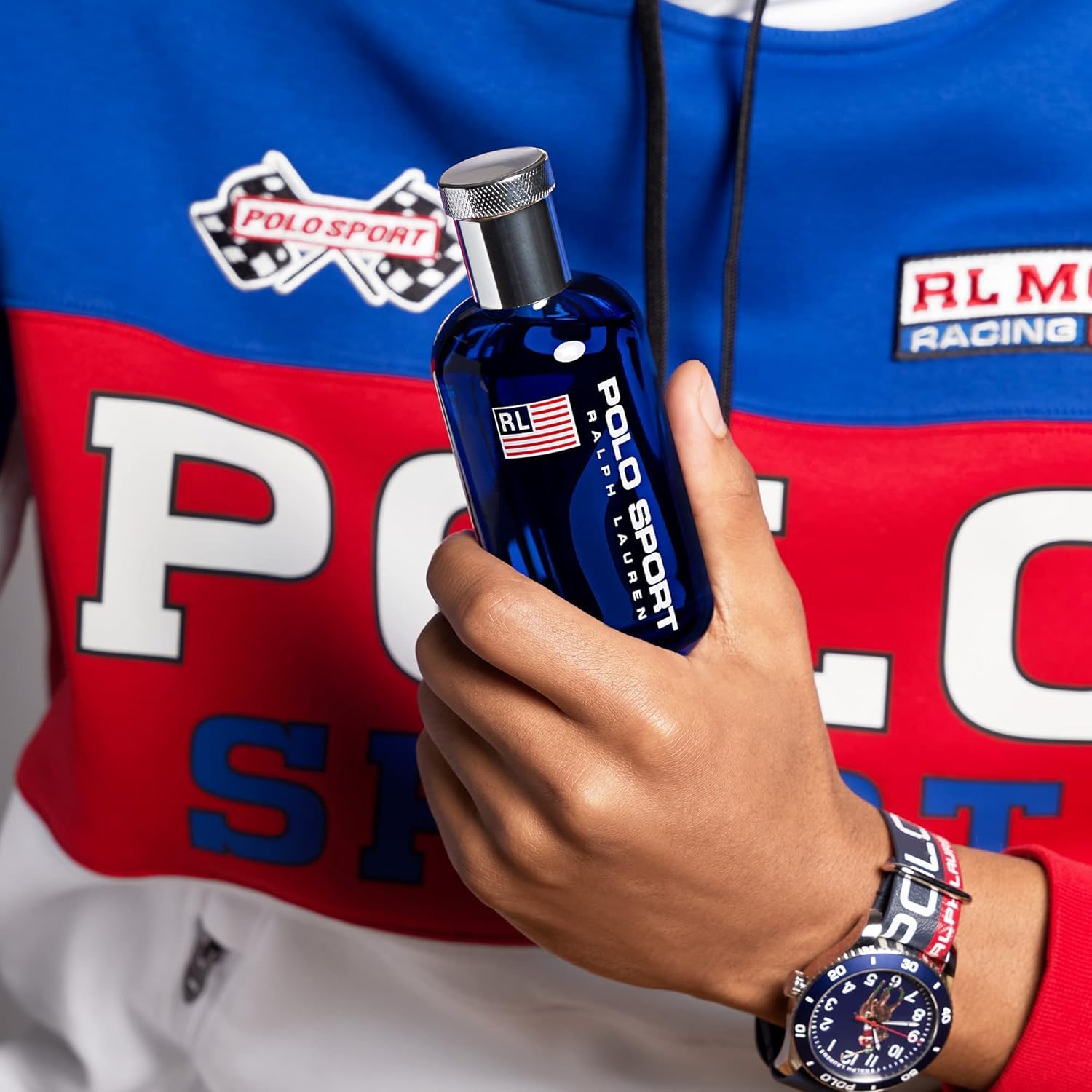 Ralph Lauren Polo Sport Eau de Toilette für Herren, aromatisch-zitrischer Duft mit Mandarine, Minze & Sandelholz, für aktive Männer