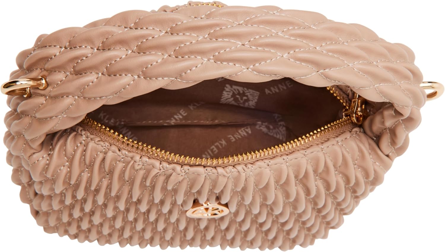 Anne Klein Women's Anne Klein Rounded Mini Ruched Crossbody
