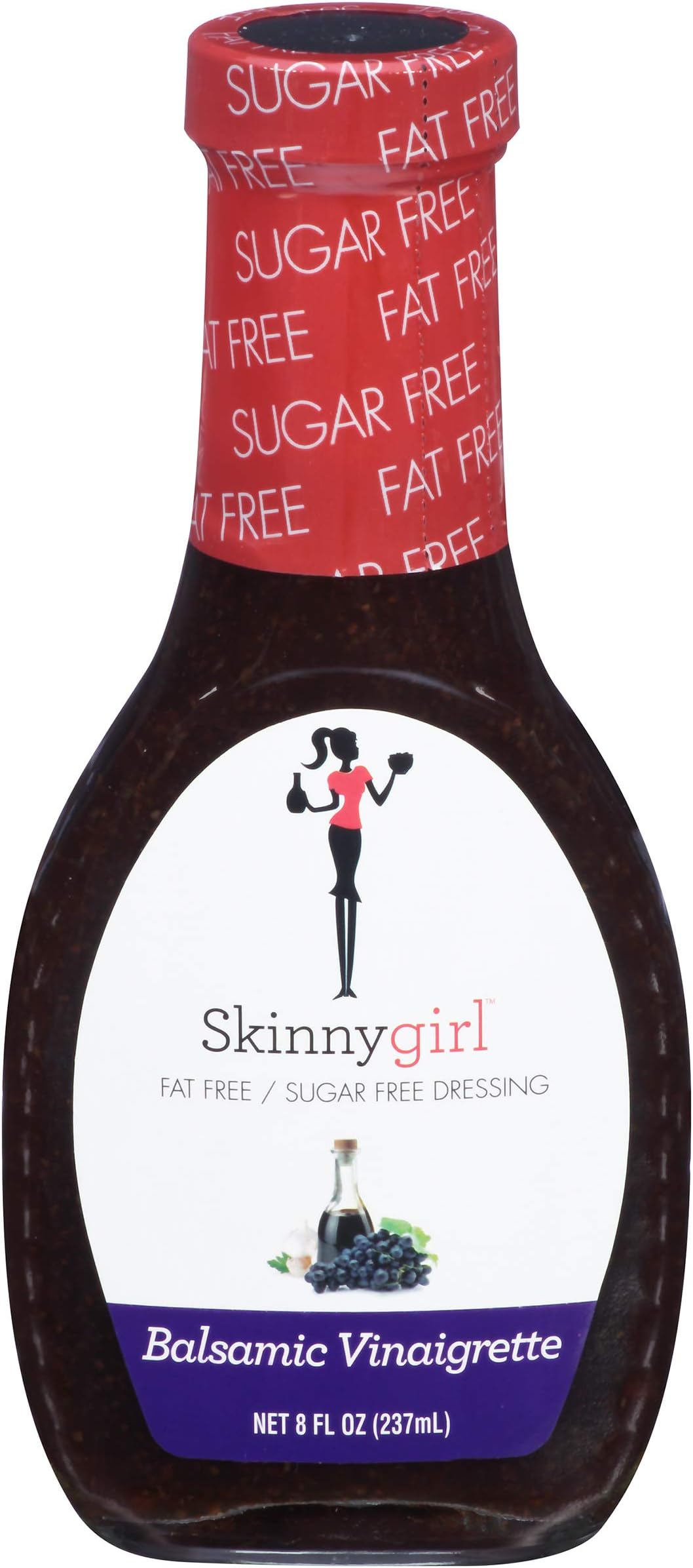 Skinnygirl Sugar Free Gluten Free Salad Dressing, Balsamic Vinaigrette, 8 Ounce