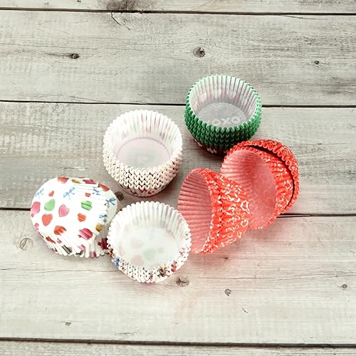 Miniatura 5 de BinaryABC Forros para cupcakes de corazón, decoración de pasteles para el día de la madre, suministros de fiesta, suministros de horneado de boda