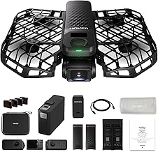 HOVERAir X1 PRO 4K Drone with Camera, Foldable Action Flying Camera with 42 KM/H Follow Speed, 15+ Fully Automatic Flight Modes, Fly Anywhere with OmniTerrain, SmoothCapture 2.0(Skiing Combo)