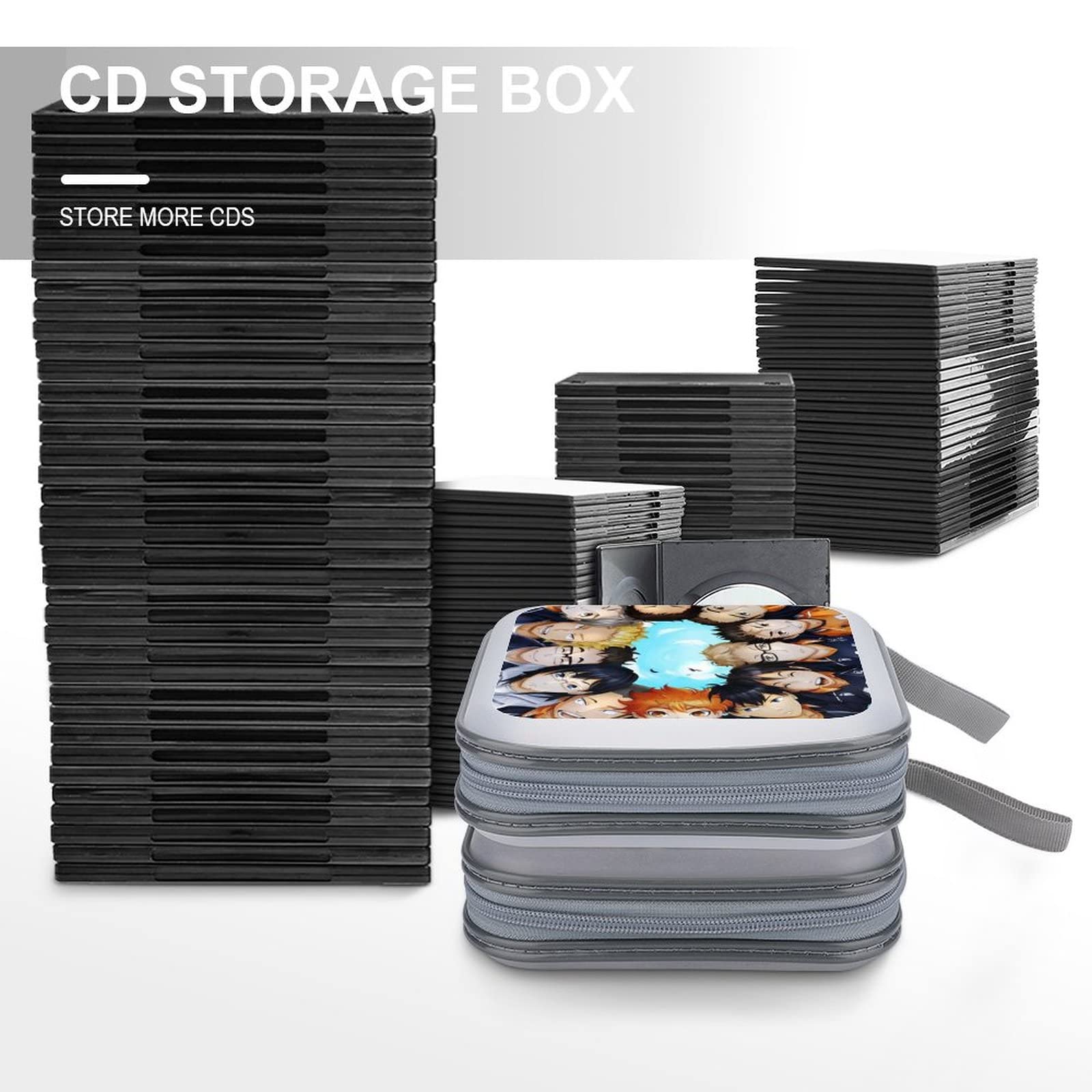 Amazon | ハイキュー!! CDケース プラケース スリム BD DVDケース 大