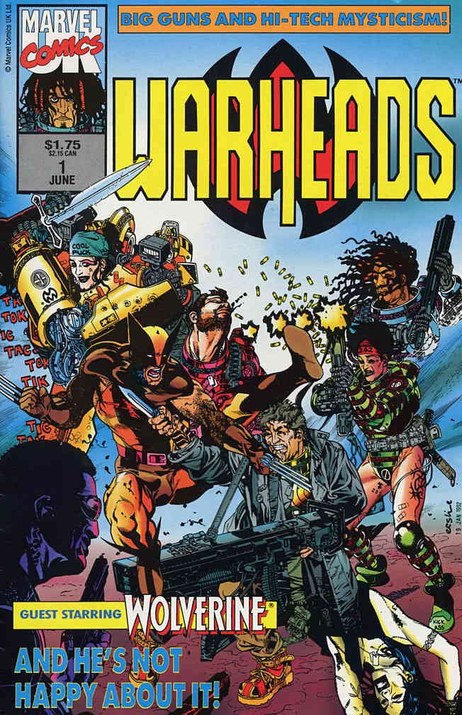 Amazon.com: Warheads #1 Marvel UK | Comic Book Wolverine