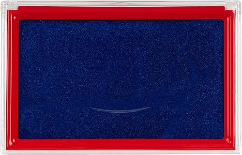 Almohadilla de sellos, almohadilla de tinta de 5.3 x 3.3 pulgadas, color negro