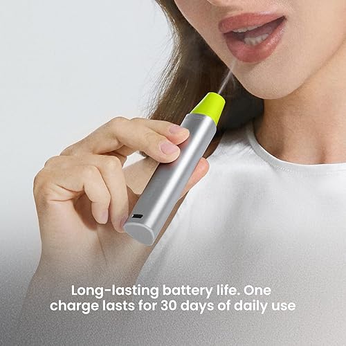 Miniatura 4 de Fresh Smart - Aerosol oral eléctrico para el cuidado bucal Ambientador probiótico para el mal aliento con 3 sabores de recambio Spray bucal