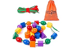 LovesTown Lacing Beads Set: Perfect Toddler's Educational Toy