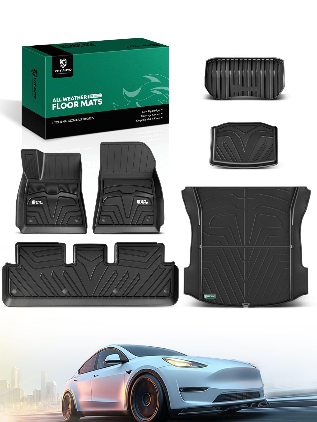 YHTAUTO Model 3 Mats