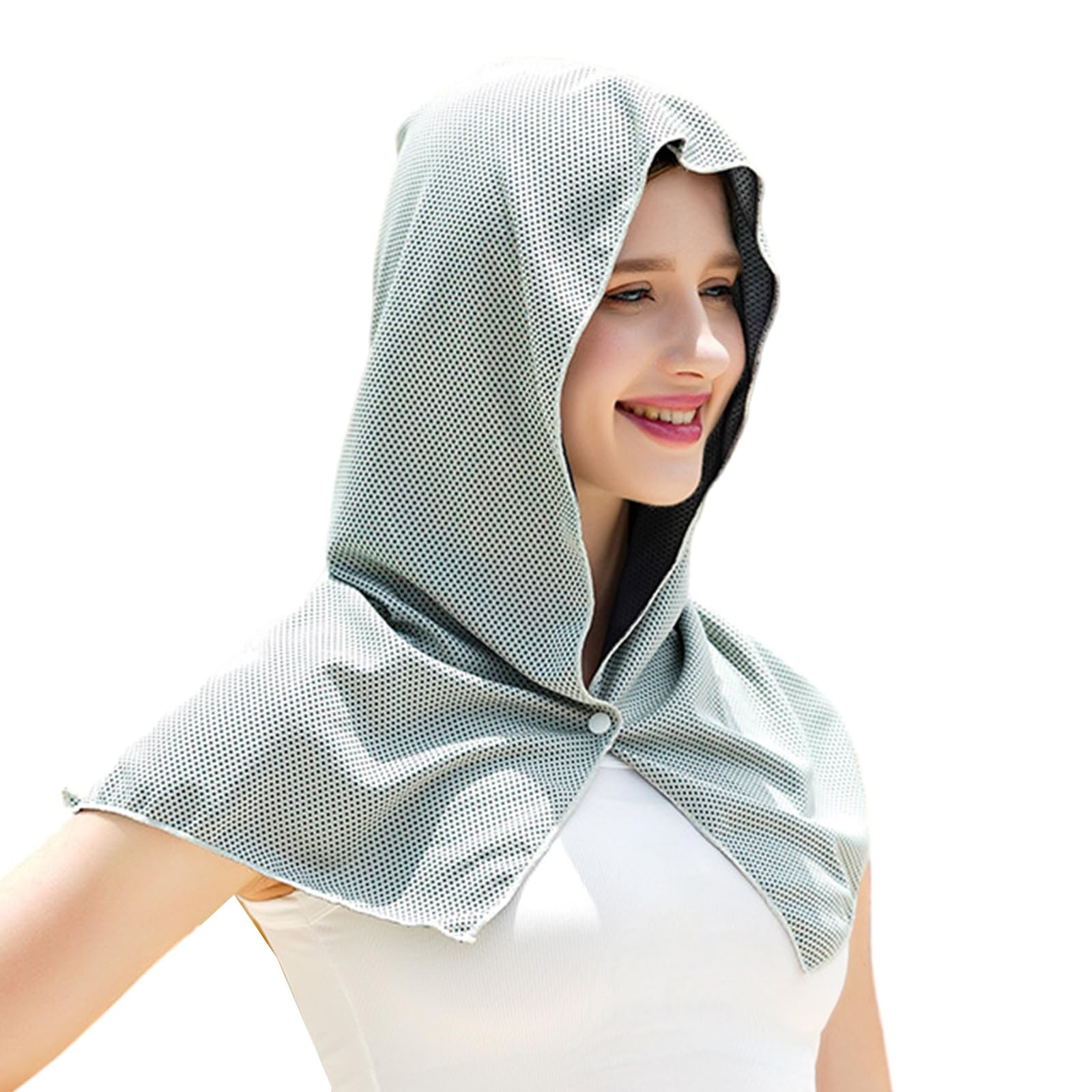 Hsioluted Quick Cooling Towel Sweat-absorbent Cycling Soft Cold Senses Towel for Running Camping Polyester