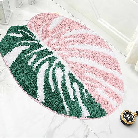 Charming Flamingo Bathroom Rug: A Touch of Tropical Vibrance for Your Bath Space