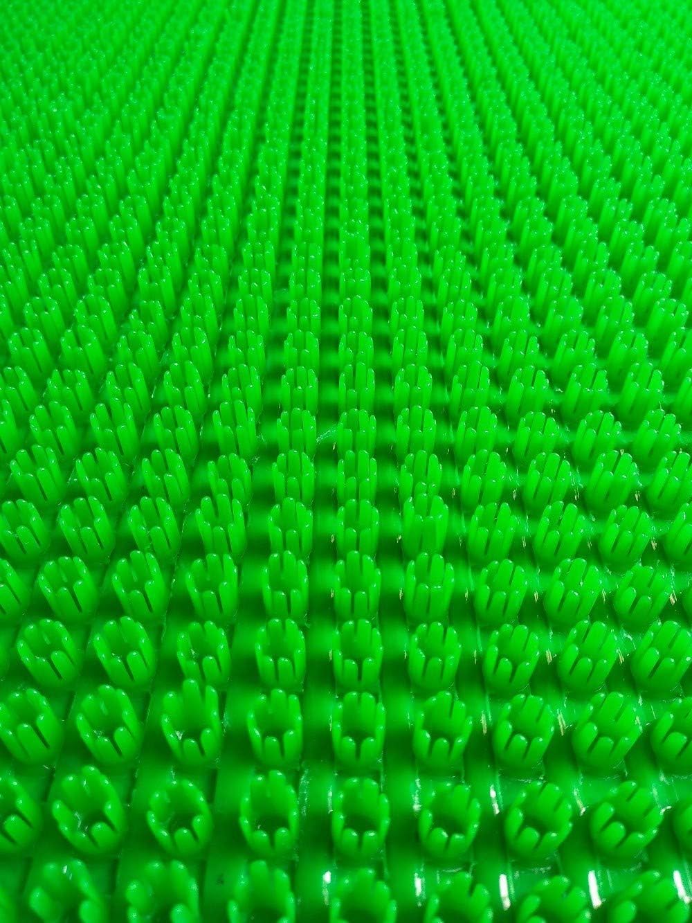 Doormat PVC Plastic Durable Stick Turf Mat (35X60 cm or 14x24 inch)