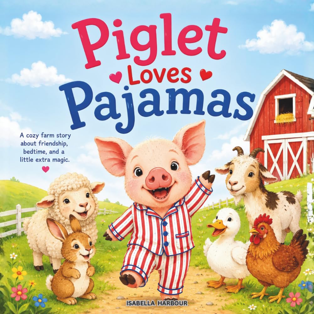 Piglet Loves Pajamas: A Cheerful Farm Animal Tale About Comfort, Kindness, and Muddy Adventures