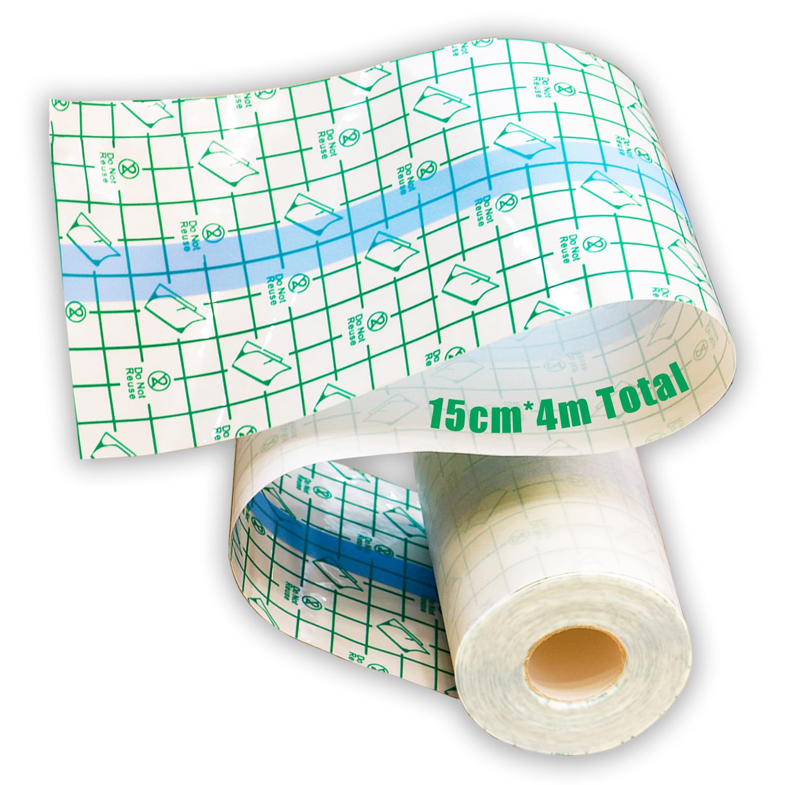 PEPAX 15cm*4m Pellicola per Tatuaggi Second Skin Tatuaggi PU Nastro Adesivo Impermeabile Nastro per Doccia Cerotto per Tatuaggi