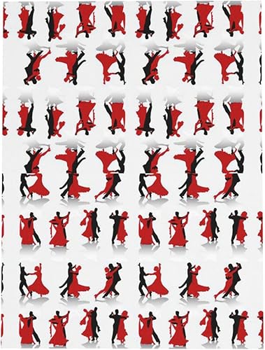 Miniatura 4 de NEZIH Tarjetas de felicitación con estampado de baile de salón con sobres, cumpleaños, agradecimiento, boda, aniversario