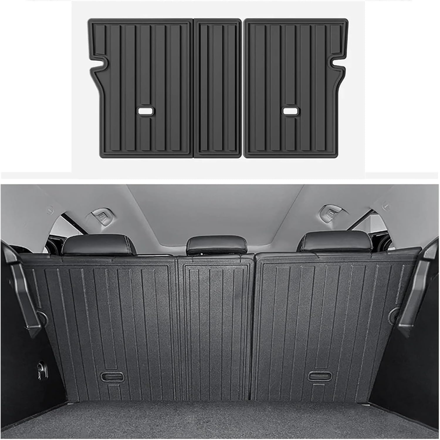 Car Floor Mat Trunk Pad Compatible for Beijing BAIC BJ30 Carpet TPE Cargo Liner All Weather Mats Backrest(3PC Floor Mat)