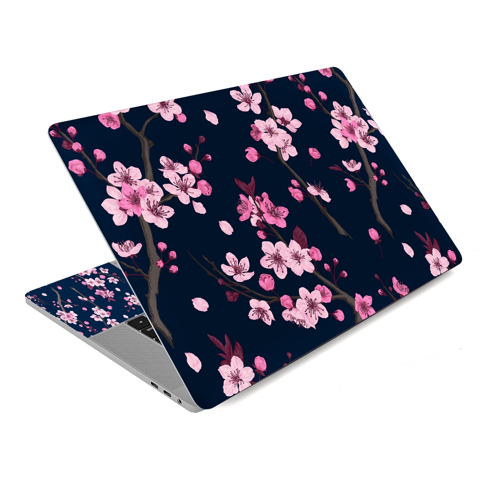 Skin para ordenador portátil rosa ciruela fácil de aplicar y quitar sin dejar residuos 2