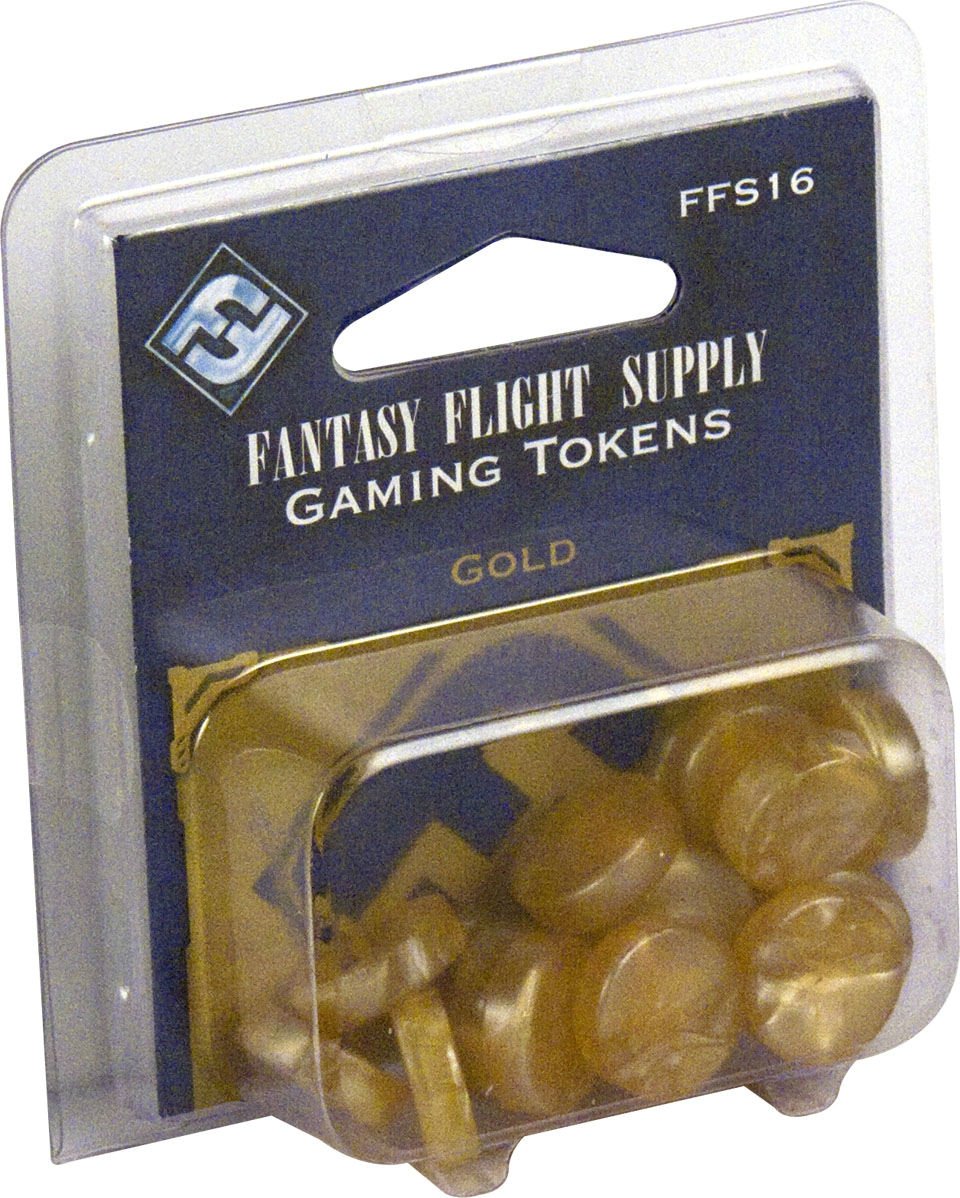 Gaming Tokens: Gold Board & Card Games