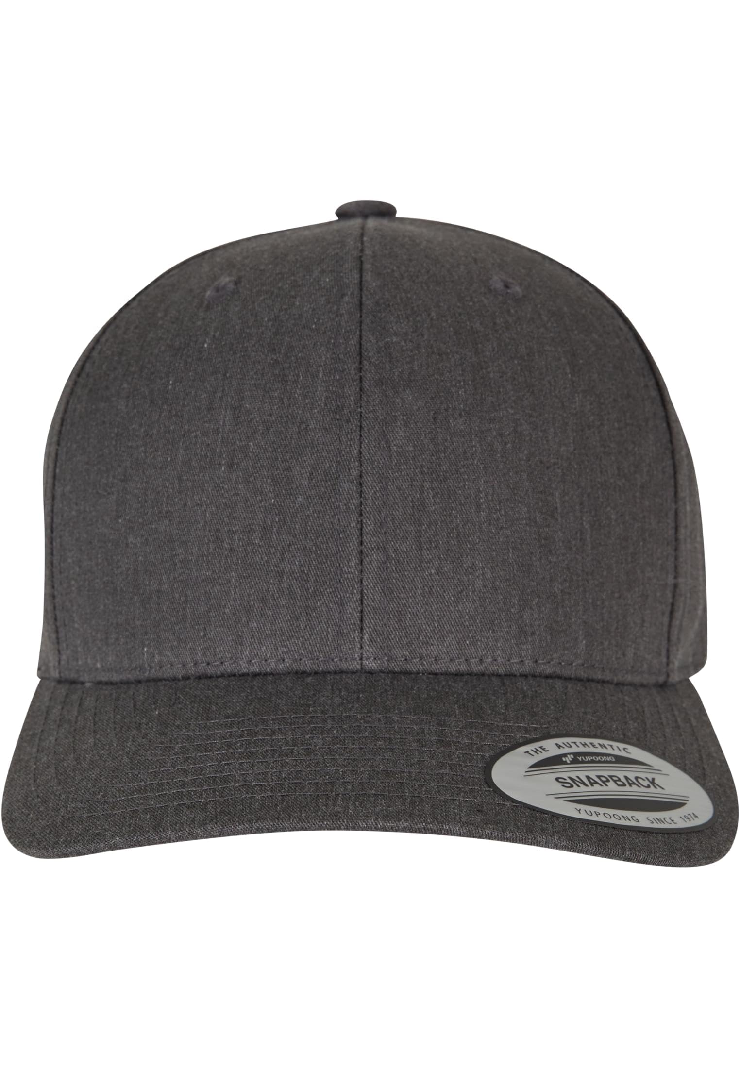 Flexfit Unisex Dark Heather Retro Cotton Blend Snapback Baseball Cap,