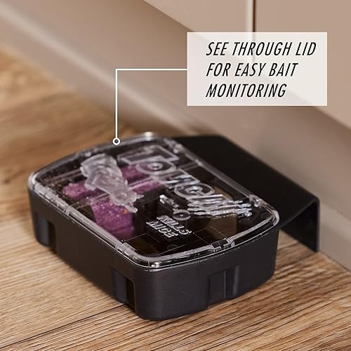 Miniatura 6 de Tomcat Mouse Killer - Estación de cebo recargable - Fórmula avanzada resistente a niños y perros uso en interiores y exteriores incluye 6 repuestos