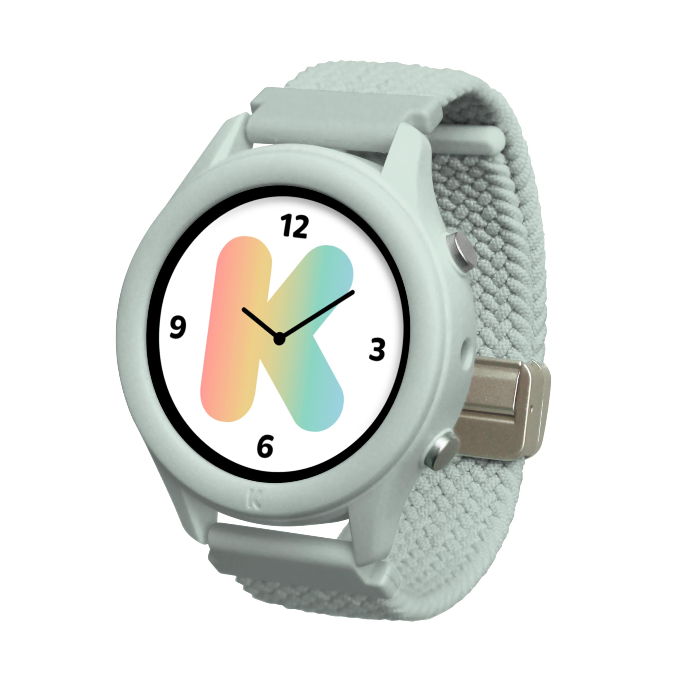 KIDYWOLF - K-​Watch Verte- Montre Interactive Enfant dès 8 Ans - Ta première Montre Numérique avec Écran OLED & Lampe LED