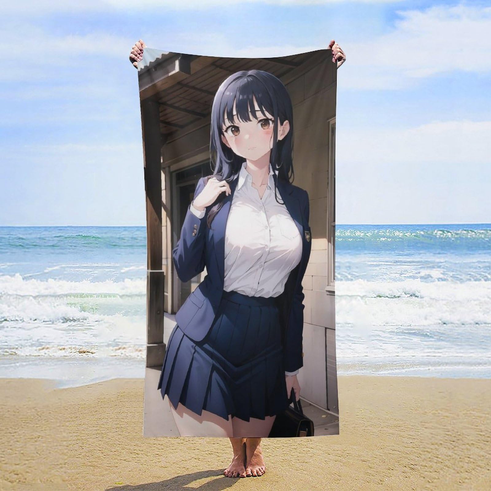 Amazon｜僕の心のヤバイやつ 山田 杏奈 ビーチタオル バスタオル