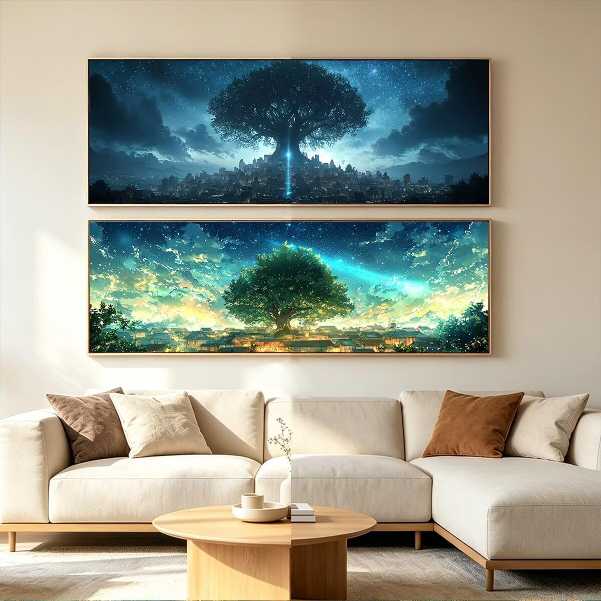 Diamond Painting Adulti, Diamond Painting Albero 30x80cm, Regalo -1980