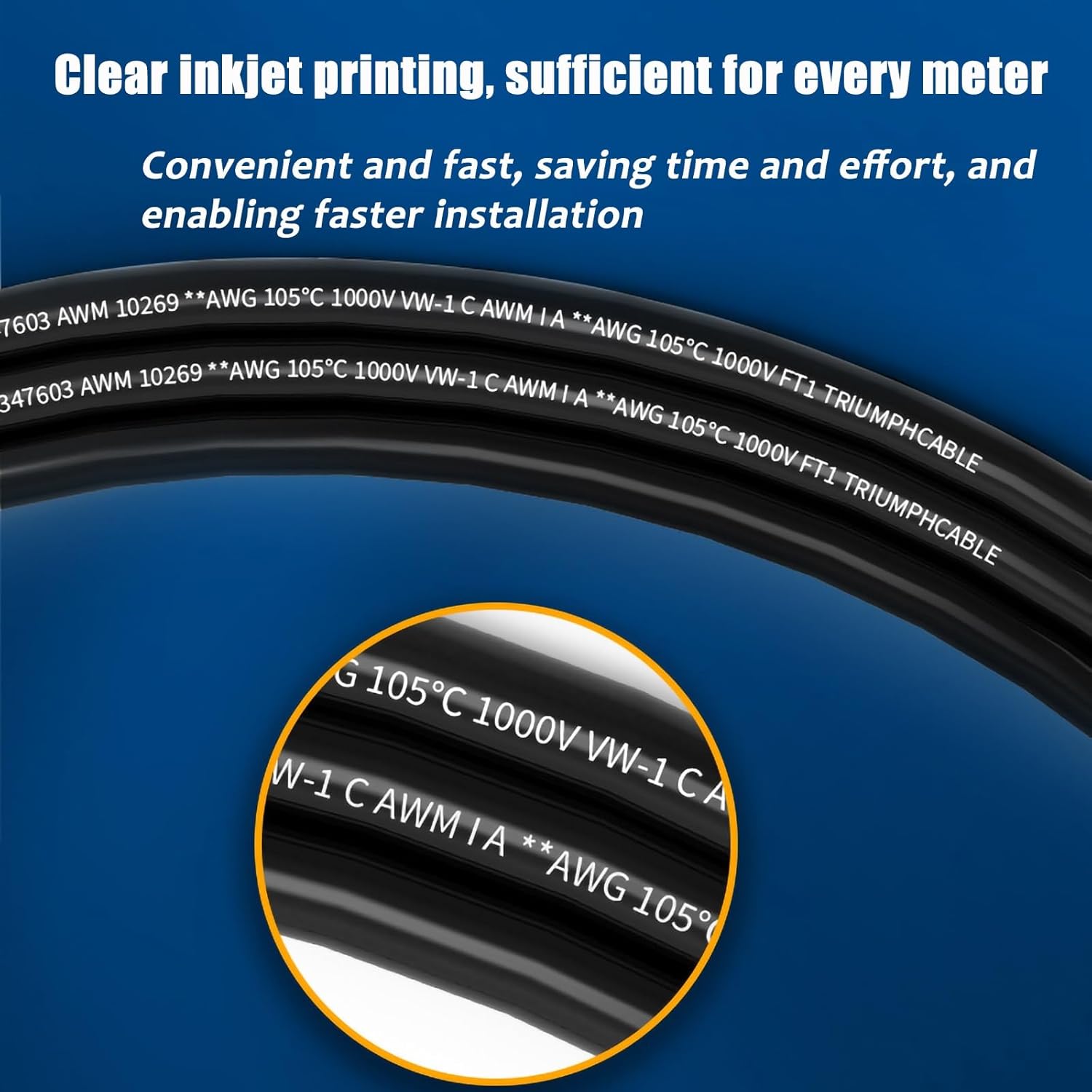 18～26 AWG高電圧EVケーブル、UL10269錫メッキ銅線、1000V 221℉ XLPE絶縁車載用蓄電線、UL認証、絶縁テー