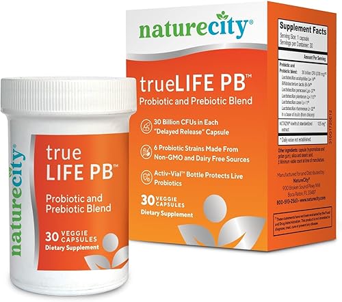 True-Life-PB Mezcla probiótica y prebiótica estable en estantes sin lácteos para hombres y mujeres disponible en Yaxa Colombia