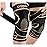 JHVW Copper Knee Brace for Women Men 2-Pack, Knee Compression Sleeve with Straps, Knee Braces for Knee Pain, Knee Support for Running Working