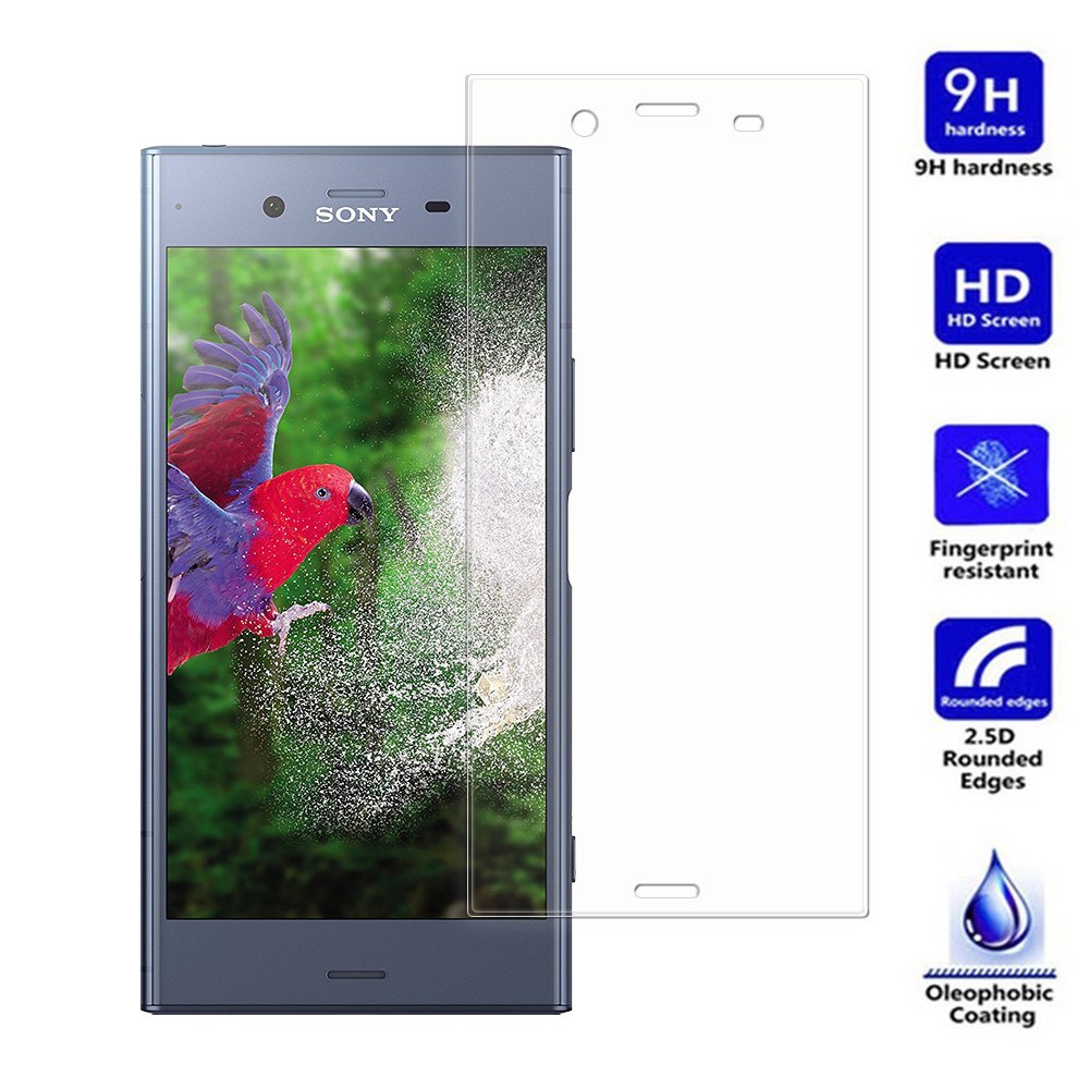 Protezione Schermo In Vetro Temperato Per Sony Xperia XZ1 – Premium 3D Con Cornice Di Allineamento (Bordo Nero) - 2