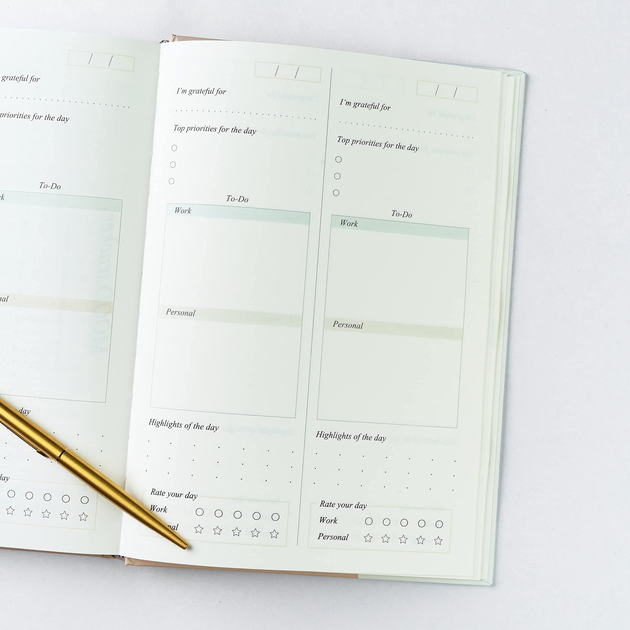 Find Your Balance 2022 Yearly Planner Undated 12 Month Planner and