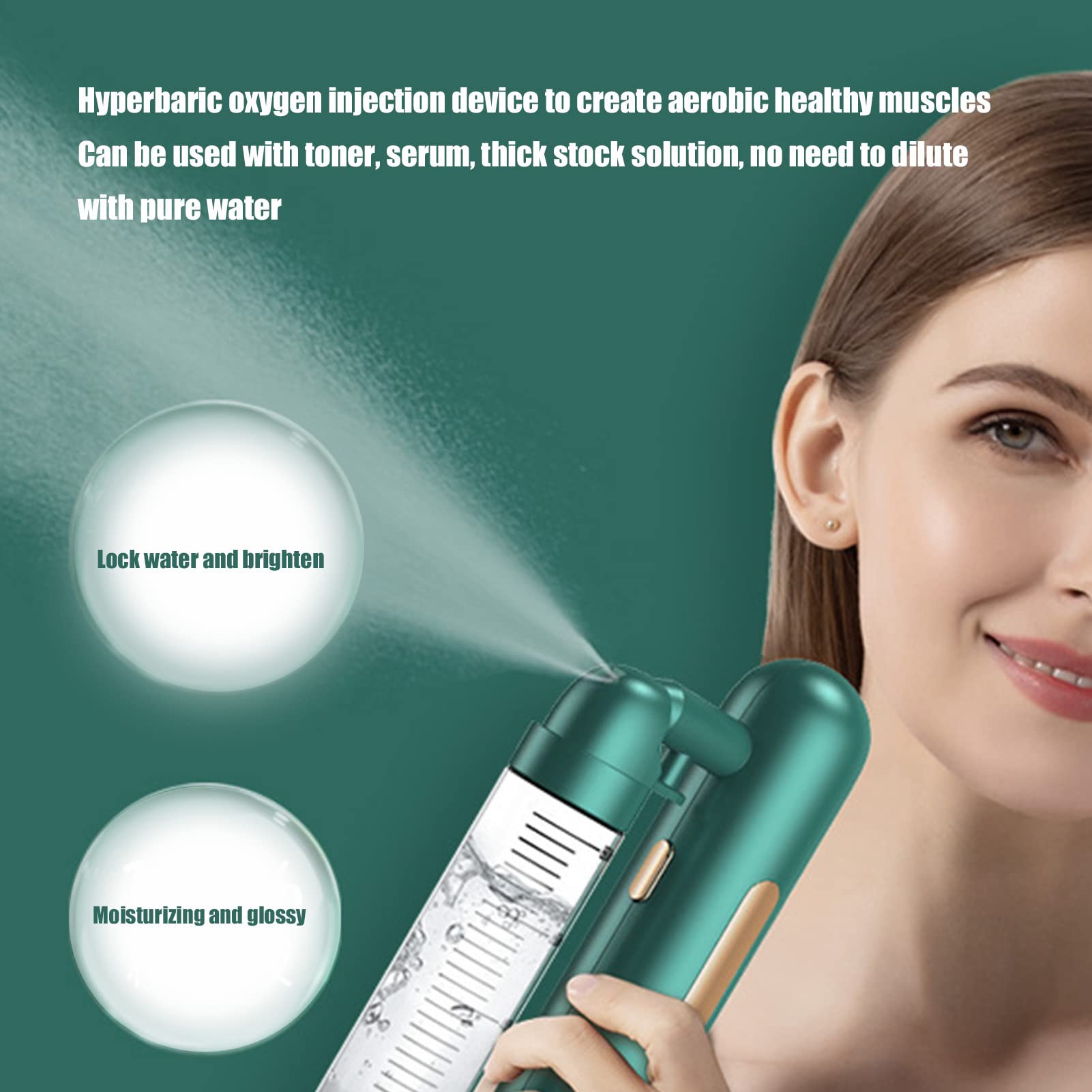 Brume faciale à l'oxygène, pulvérisateur portable hydratant pour le visage, soin de la peau, nettoyage des pores, pulvérisateur pour la maison