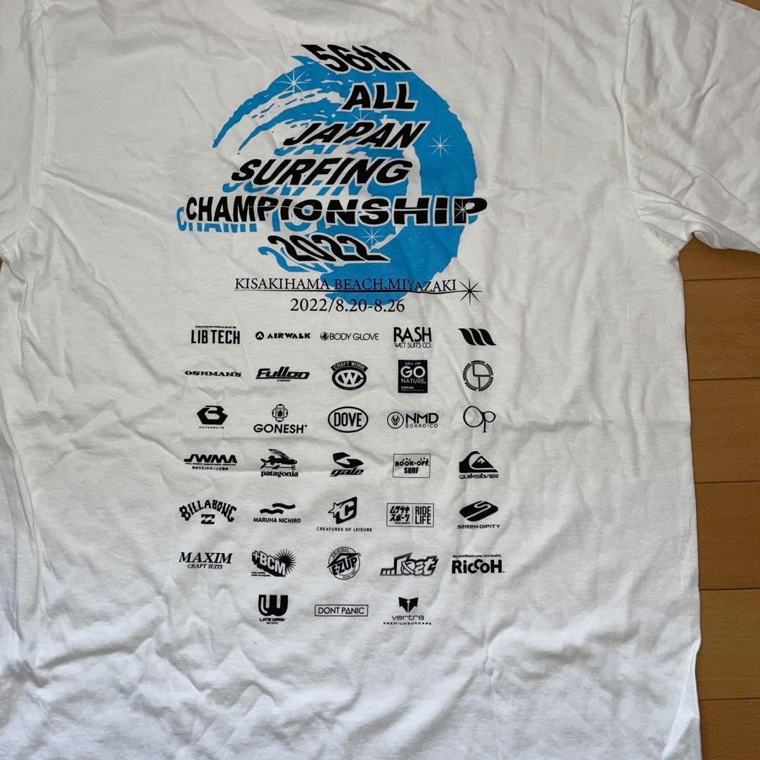 全日本選手権　サーフィン大会　記念Ｔシャツ　選手　非売品　湘南 全日本選手権 サーフィン大会 記念Tシャツ 選手 非売品 湘南