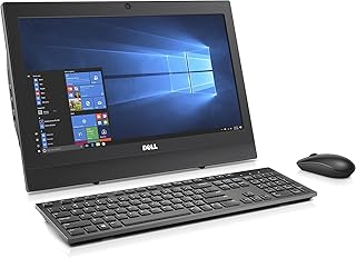 Dell OptiPlex 3050 All in One PC Desktop Computer, Intel Core i5-7500T Processor, 8GB RAM, 256GB SSD, WiFi, Bluetooth, Wired Keyboard & Mouse (Renewed)