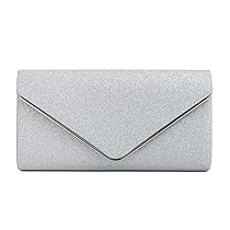 EVEOUT Pochette Clutch da Donna Pochette da sera Borsetta a busta con catena Borsa a tracolla per Banchetto di fine