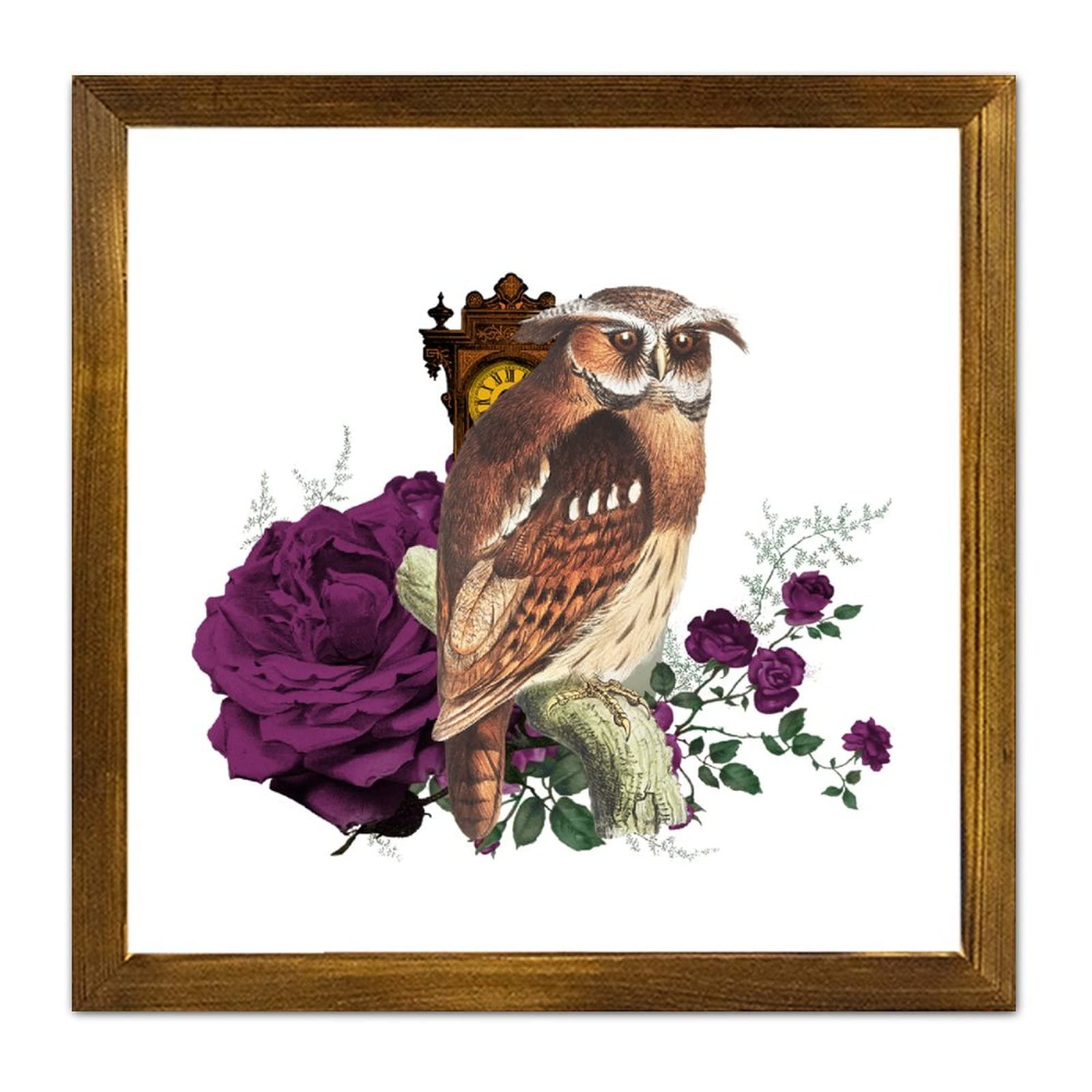 Panneau en bois pour mur vide décoration tête de mort 30 cm