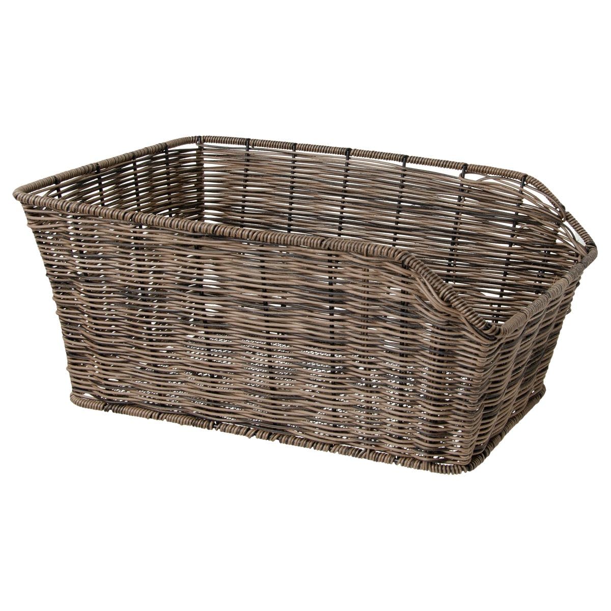 FastRider Panier de Vélo Arrière et Avant Sverre, Panier Vélo 30L, Résistant à l'eau, Montage Fecile, Bike Basket - Brun