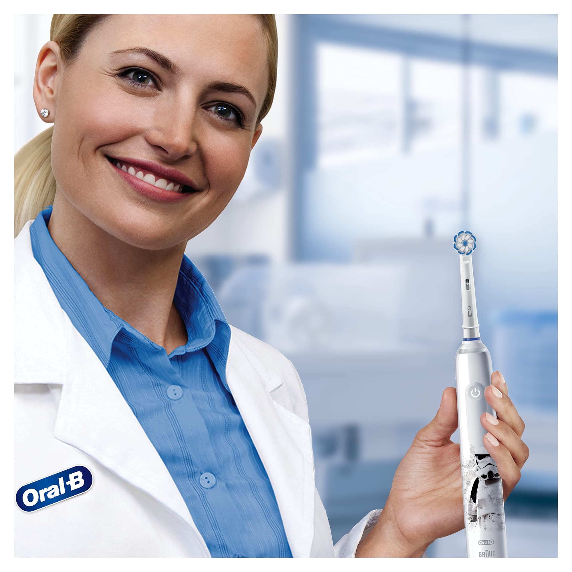 Oral-B Spazzolino Elettrico Ricaricabile Pro 3 Junior Star Wars