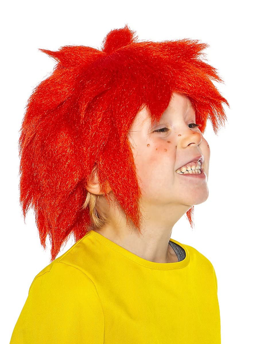 Maskworld Pumuckl Kostüm für Kinder - original lizenziert TV Serie - zweiteilig oder dreiteilig oder Perücke - Karneval & Motto-Party