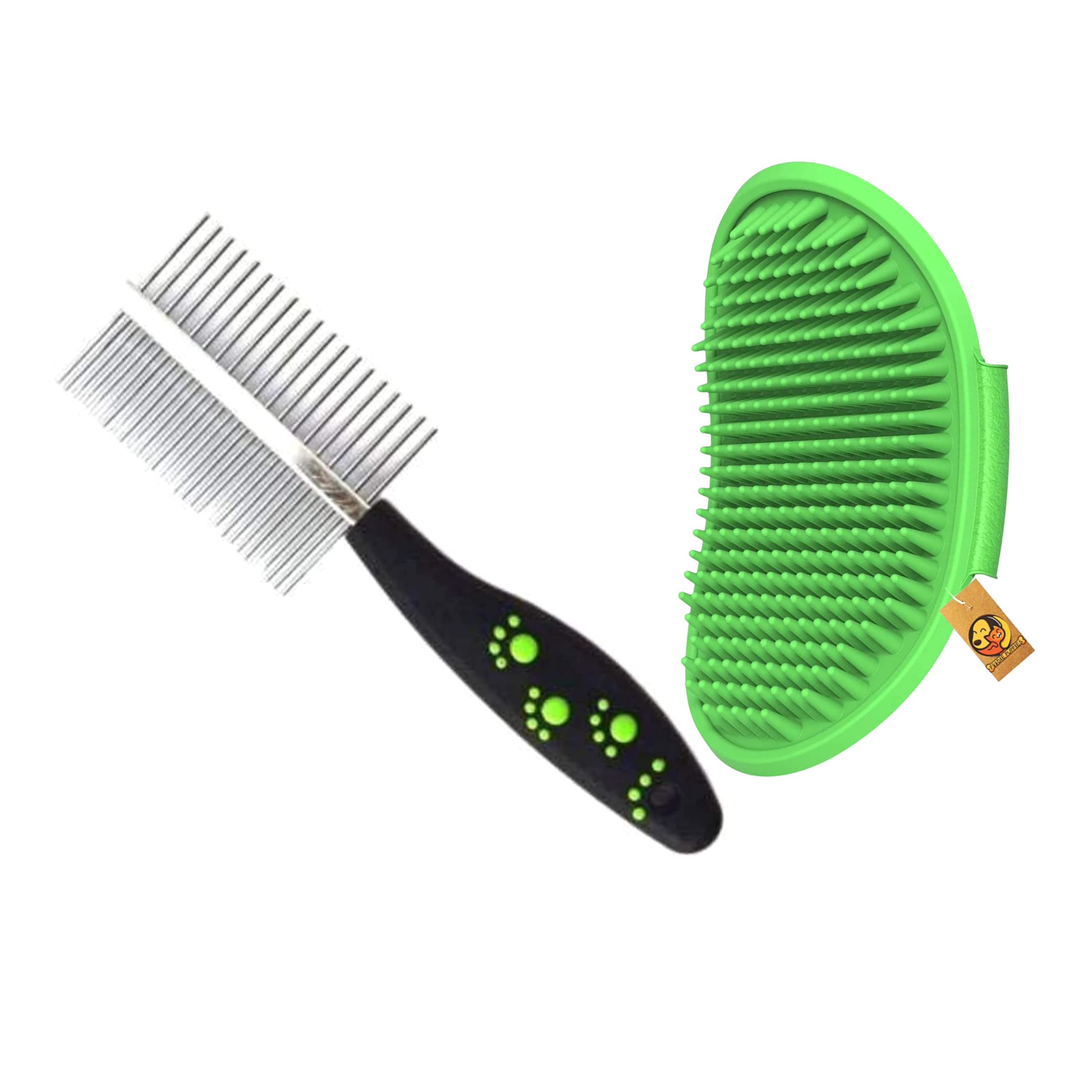 See full amazon price history chart for Foodie Puppies Grooming Kit Combo for Dogs | Rubber Massager Hand-Shaped Super Dog Bath Glove and Double Side Paw Print Comb for Dog (Color May Vary) Foodie Puppies Grooming Kit Combo for Dogs | Rubber Massager Hand-Shaped Super Dog Bath Glove and Double Side Paw Print Comb for Dog (Color May Vary) (B09684TY9T) Amazon Price History, Amazon Price Tracker