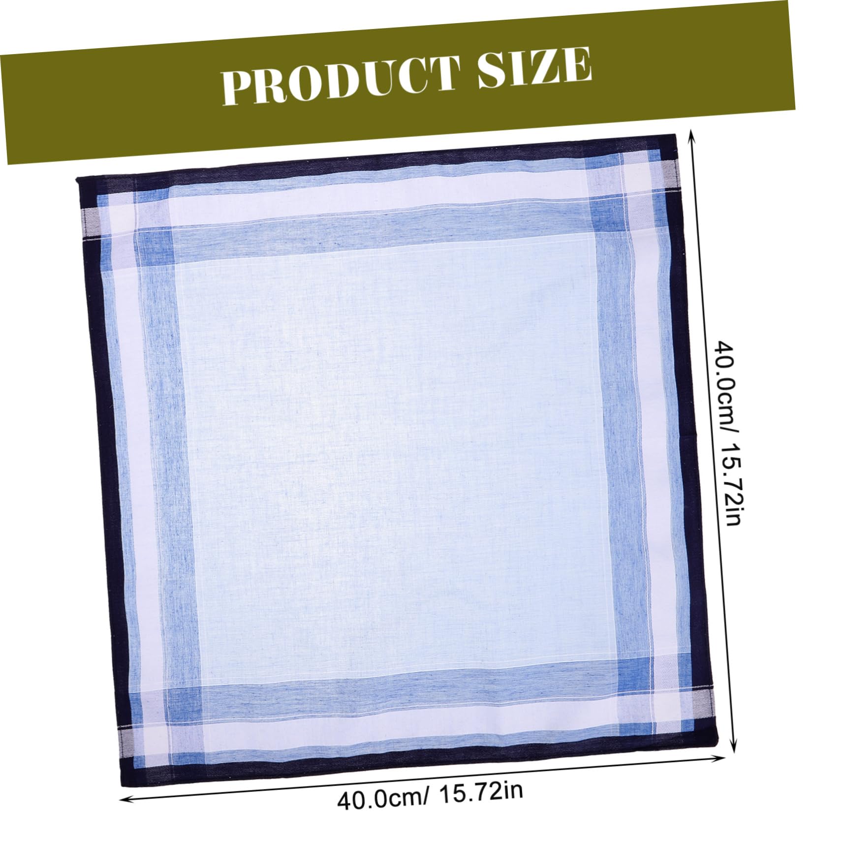 BESTYASH Men's Cotton Handkerchiefs Wedding Favors Vintage Handkerchiefs for Wedding Party Soft Cotton Random